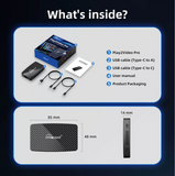 Trådløs Play2Video alt-i-en Carplay/Android Auto adapter