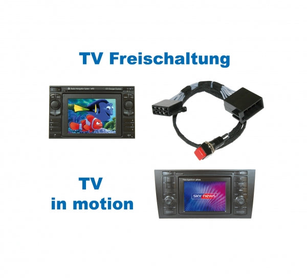 Tv under kørsel Mfd/Rns-D
