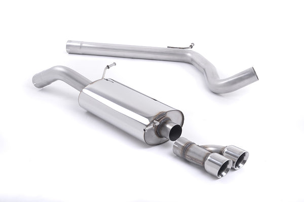 1.4 TFSI S line 150PS ACT Catback – Non-Resonated Med Polerede GT80 Rørhaler
