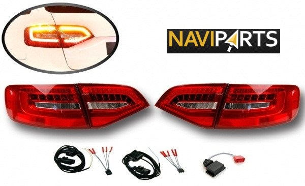 Komplet kit til eftermont. af A4/S4 facelift LED baglygter Avant