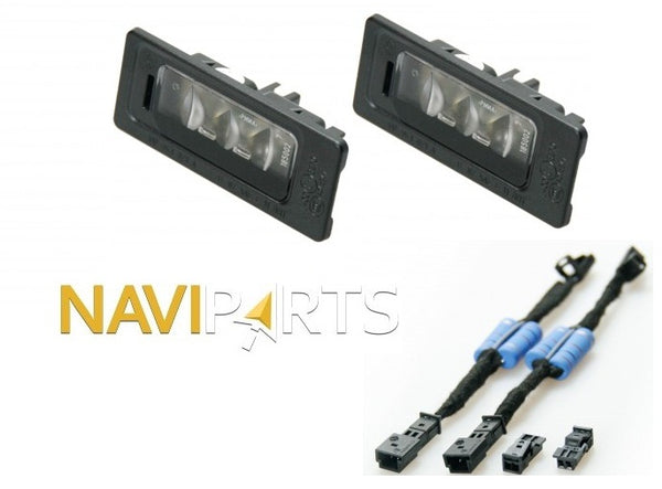 Org. LED nummerpladelys inkl. Adapter