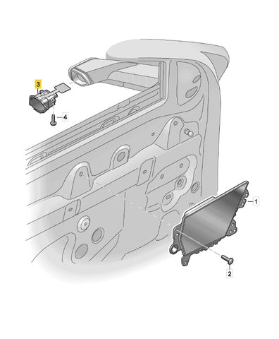 Kamera til digitalt sidespejl e-Tron GE