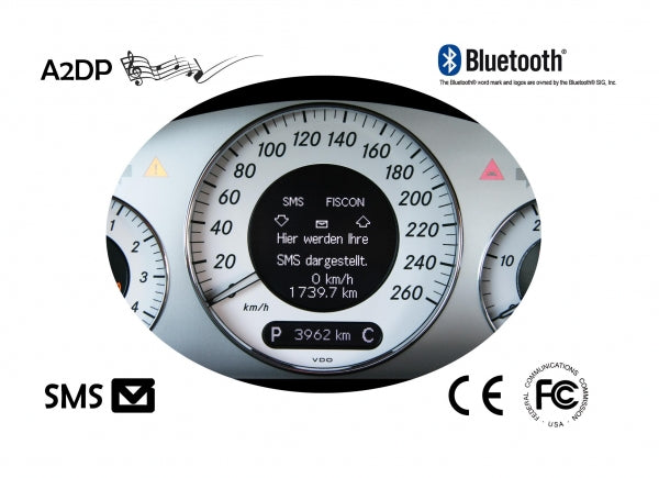 Bluetooth håndfri til Mercedes Ver.3